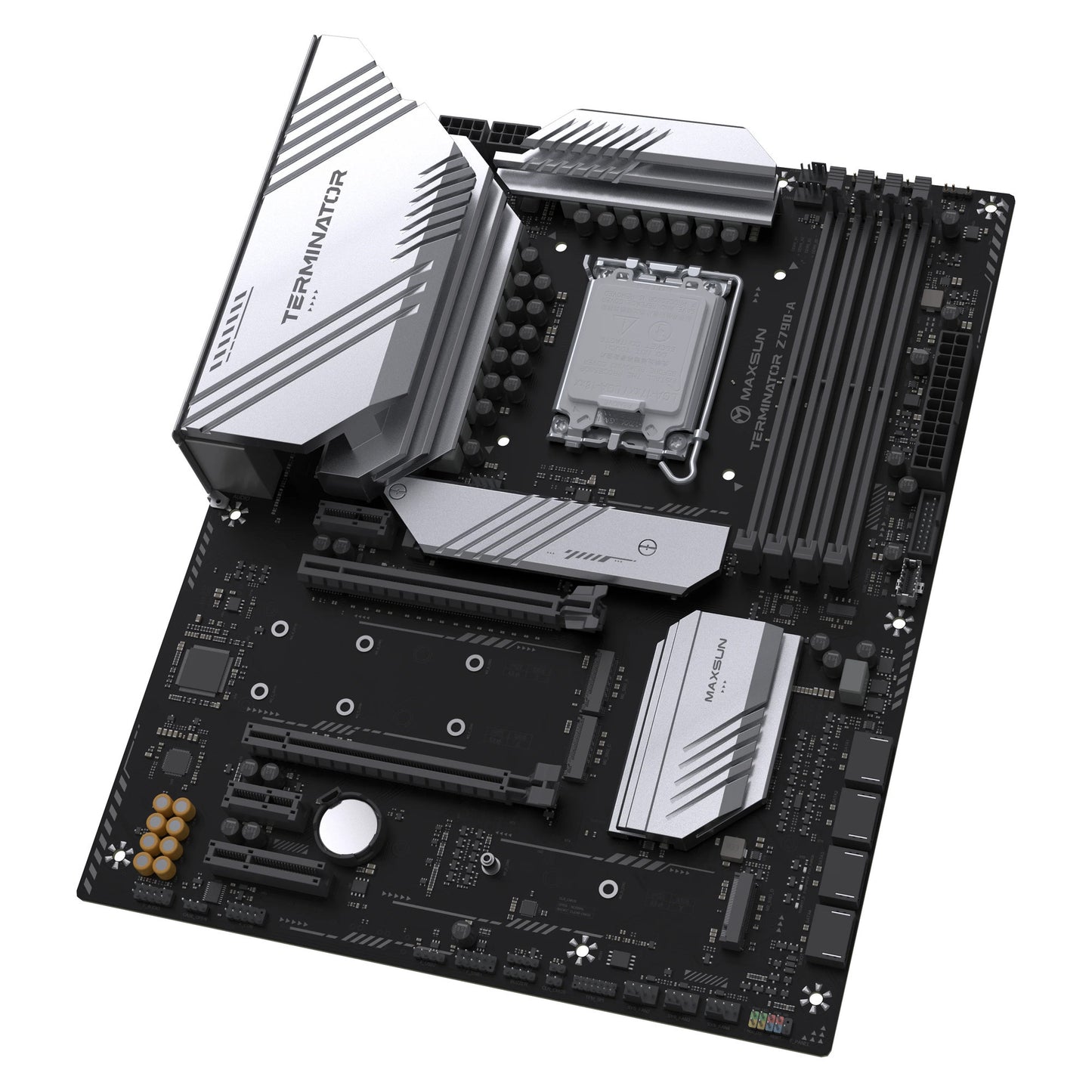 MAXSUN ms-terminator z790-a socket 1700 moederbord (zwart, raid, 2.5 gb-lan, sound, atx)