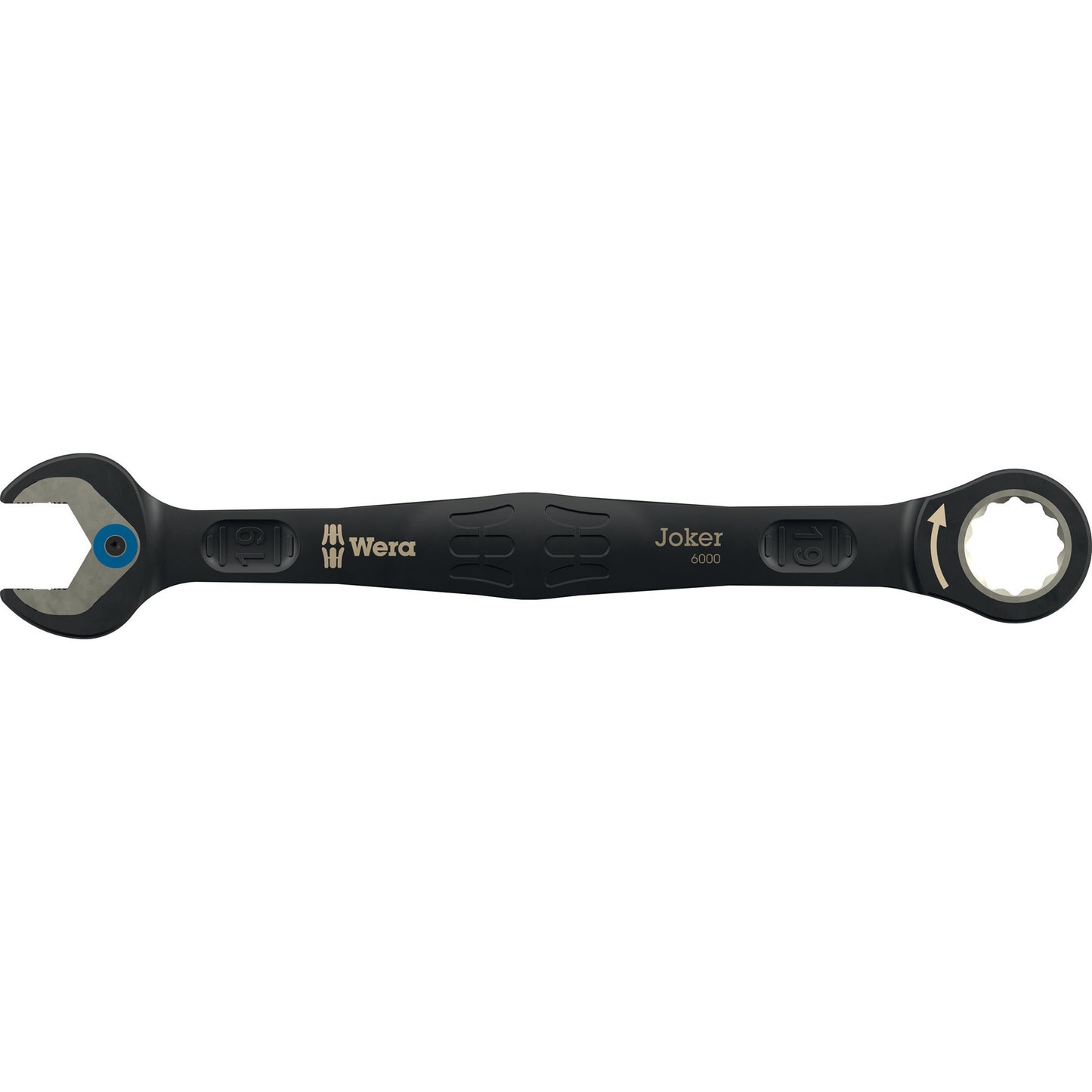 Wera 6000 joker black edition 11 set 1 steek-ringratelsleutelset, 11‑delig moersleutel (zwart)