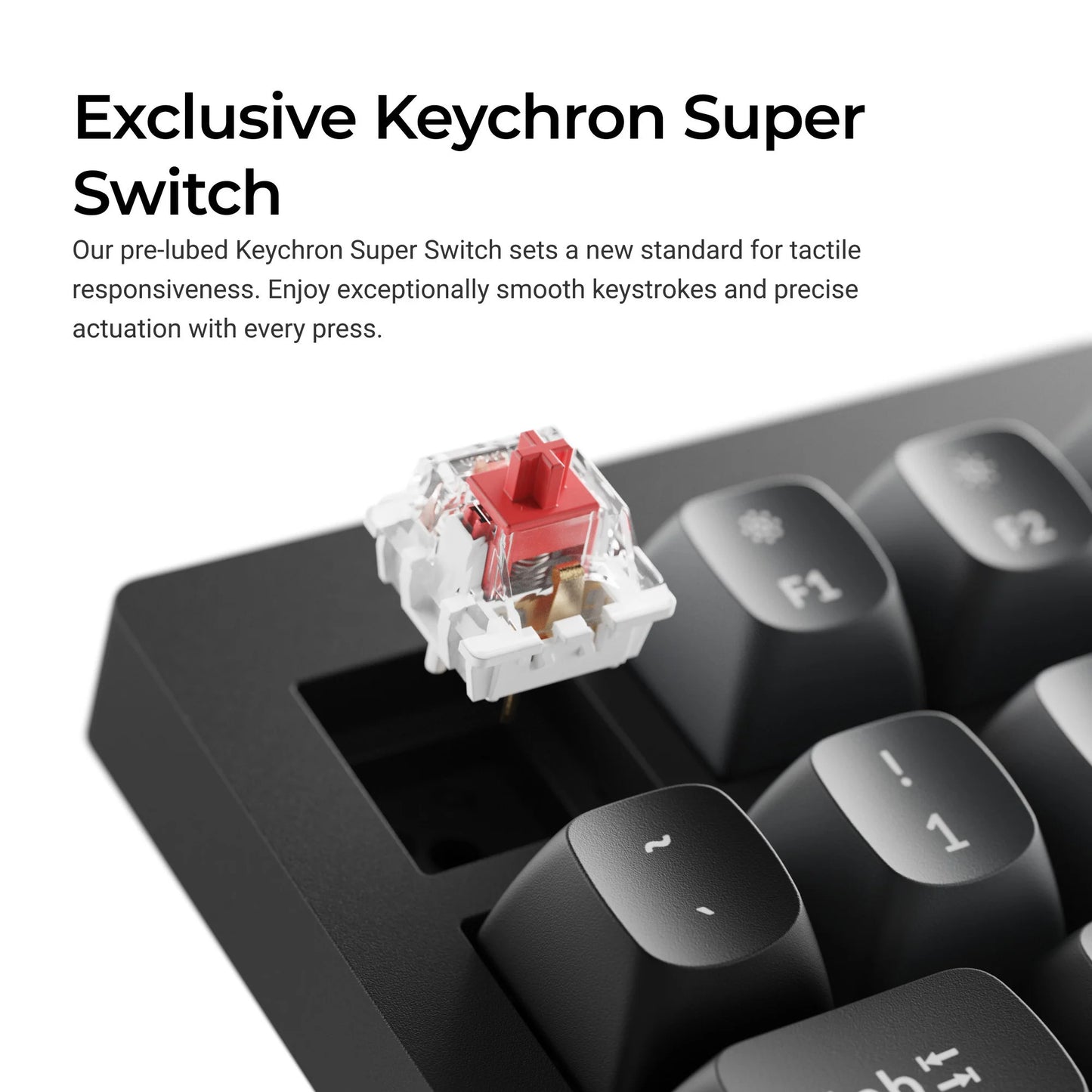 Keychron v6w-d4 8k qmk wired custom mechanical keyboard (zwart, us lay-out (qwerty), super banana, 100%, rgb leds, double-shot pbt, hot swap, 8k, knop)