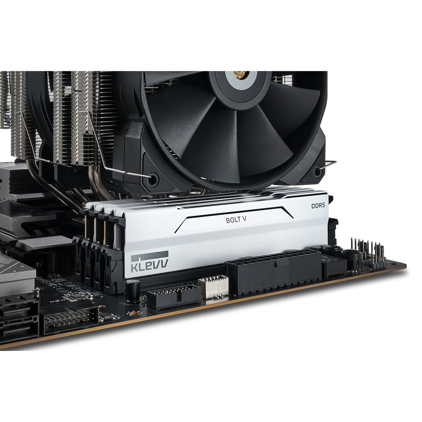 KLEVV bolt v 32 gb ddr5-6000 (2x 16 gb) werkgeheugen (wit, kd5agu880-60a300i, xmp 3.0, expo)