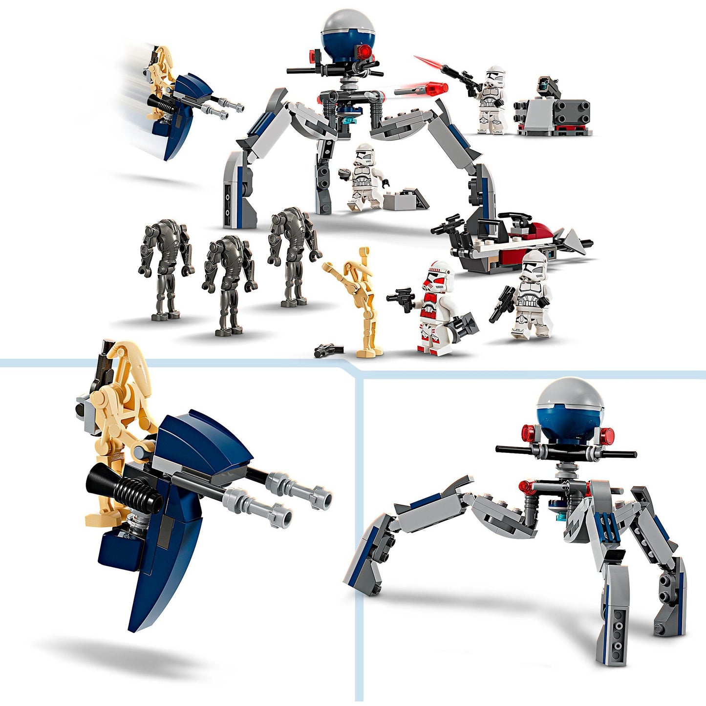 LEGO star wars clone trooper™ battle droid™ battle pack - 75372