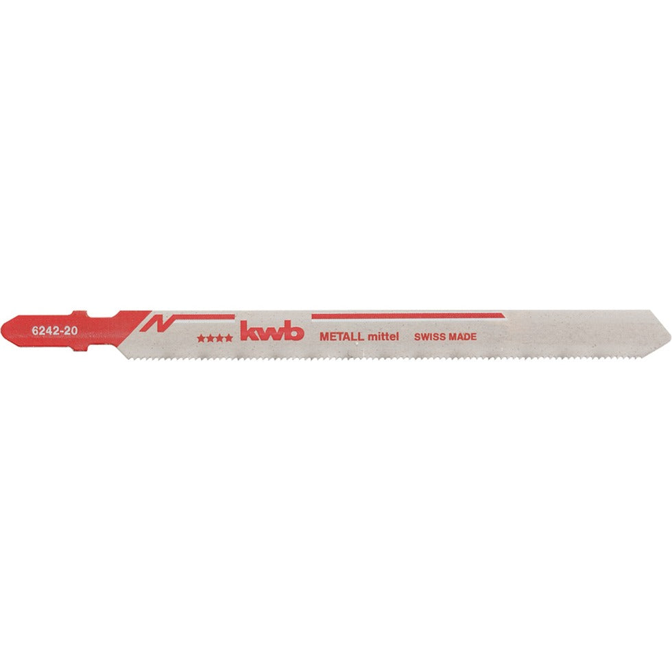 KWB decoupeerzaagbladen metaalbewerking, hss t-schacht, extra lang 624220 (2 stuks)