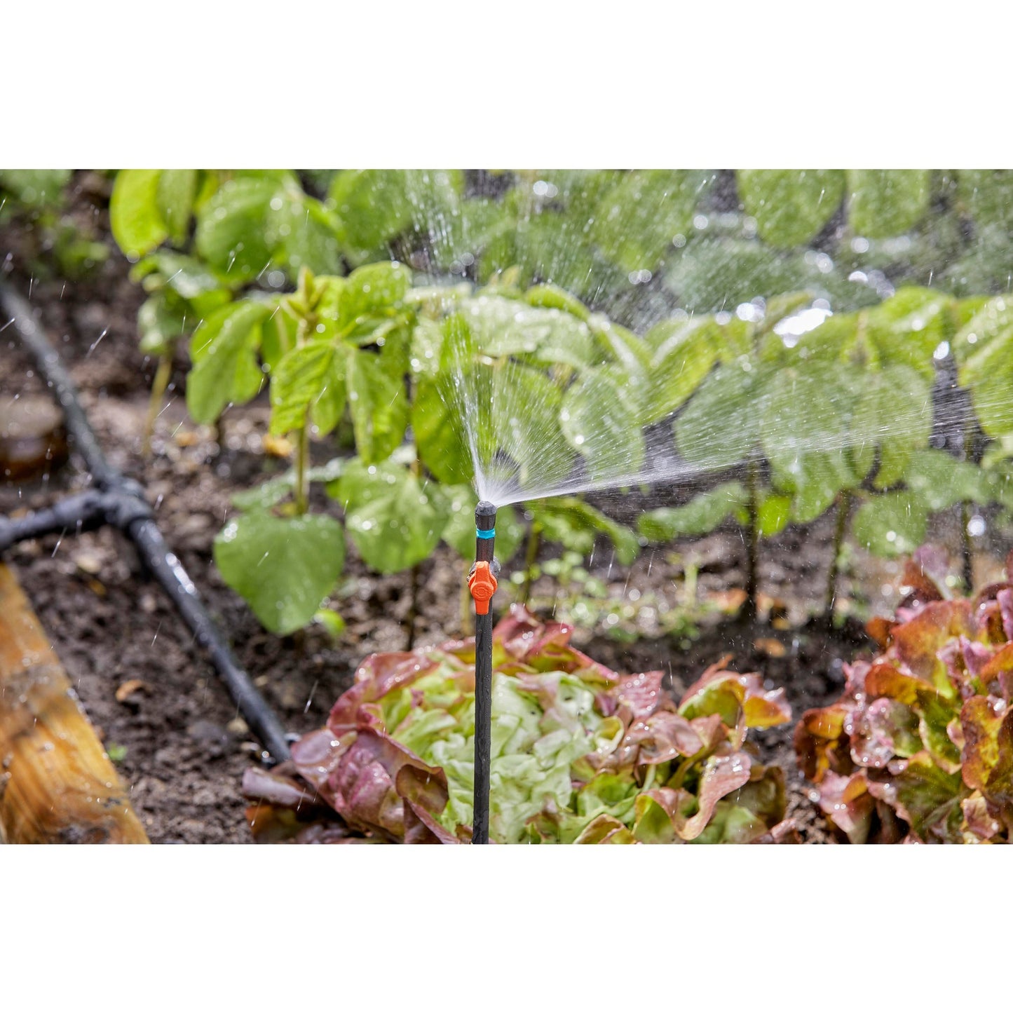 GARDENA micro-drip-system sproeier 90° (zwart turquoise, 5 stuks)