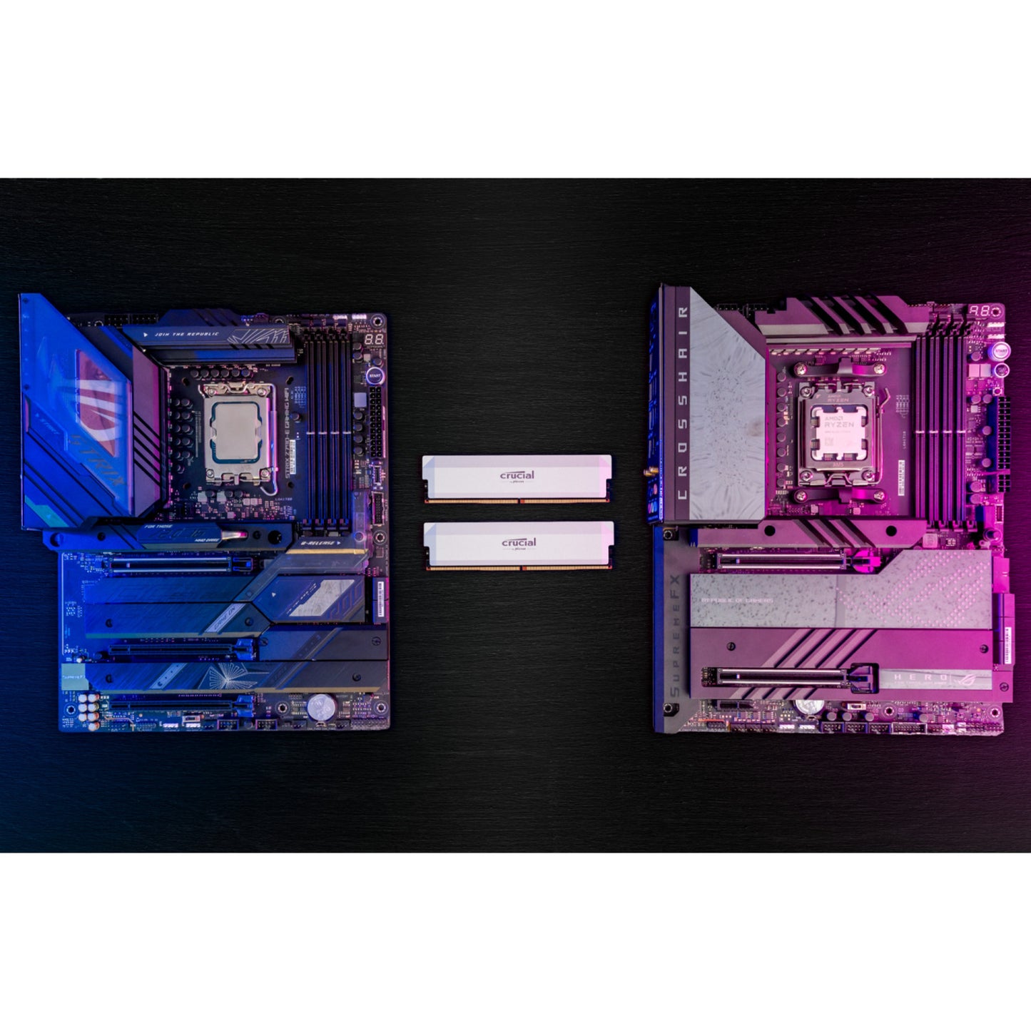 Crucial pro 32 gb ddr5-6400 (2x 16 gb) werkgeheugen (wit, cp2k16g64c38u5w, xmp 3.0, expo)
