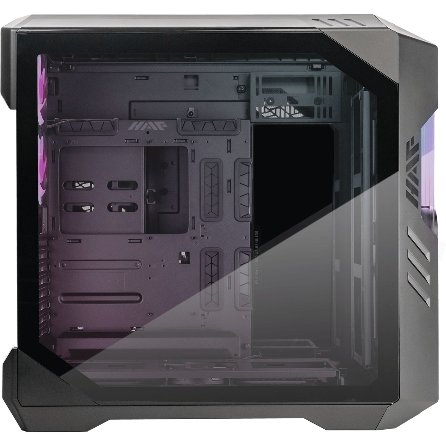 Cooler Master haf 700 evo big tower behuizing (grijs | 4x usb-a | 1x usb-c | rgb | tempered glass)