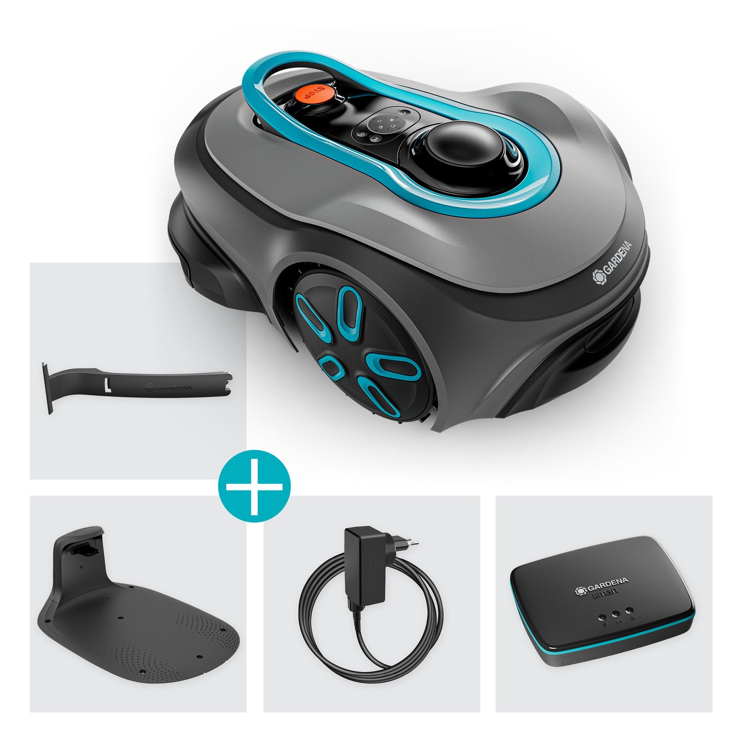 GARDENA robotmaaier smart sileno free 800 m² (zwart)