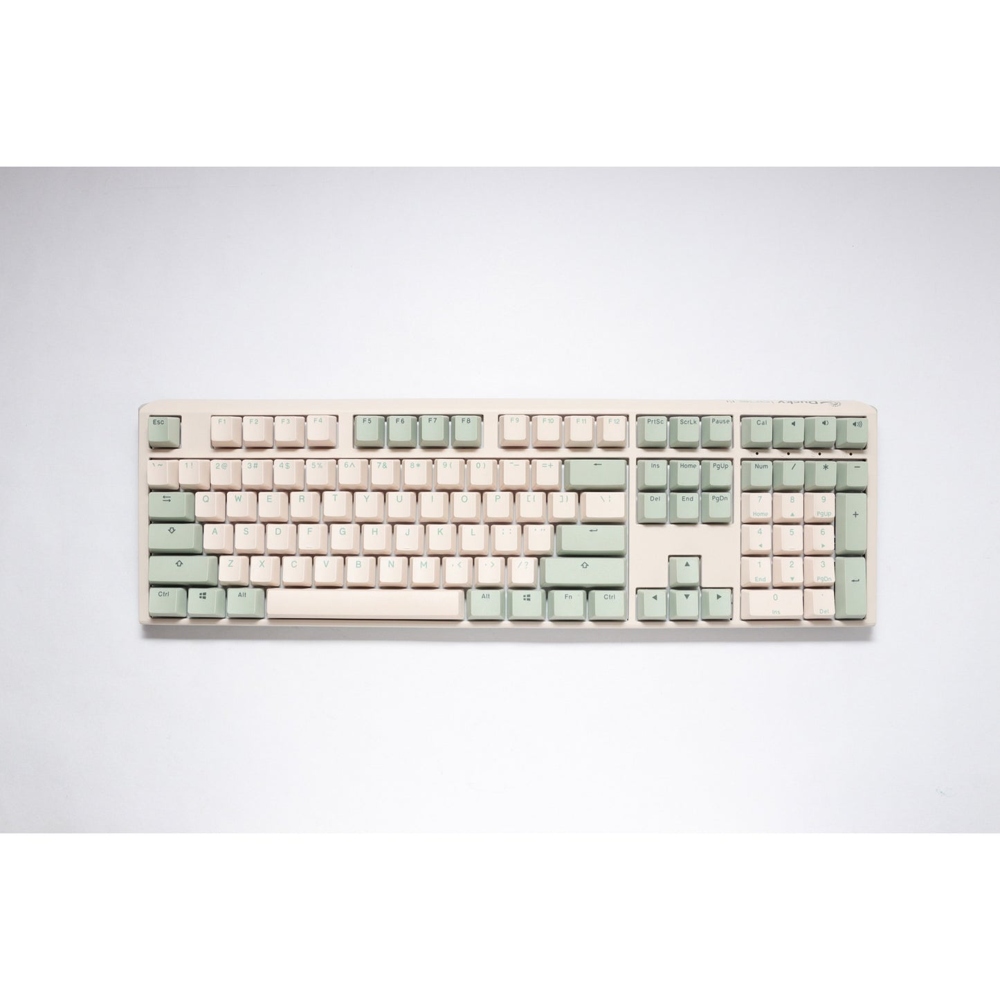 Ducky one 3 matcha mechanisch toetsenbord (crème, us lay-out (qwerty), cherry mx brown, 100%, pbt double shot, hot swap)