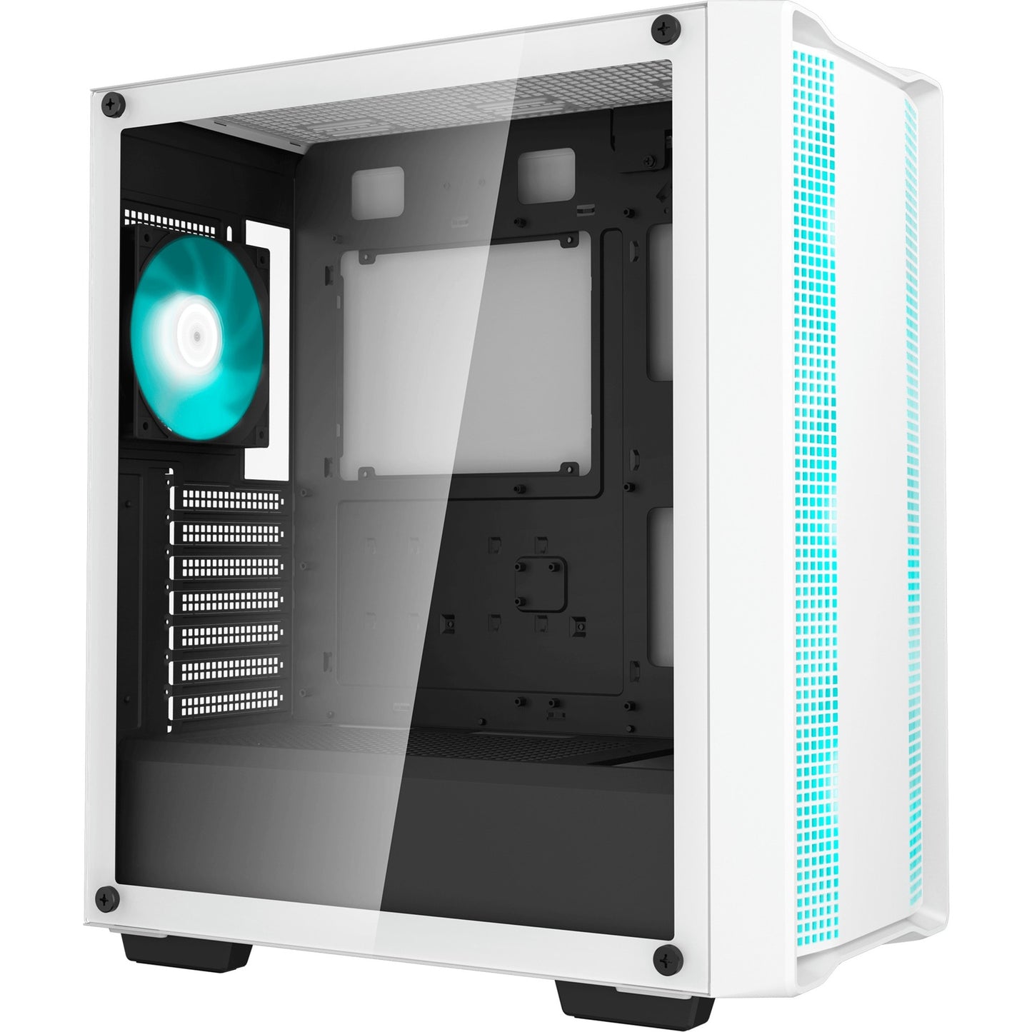 DeepCool cc560 v2 midi tower behuizing (wit | 2x usb-a | tempered glass)