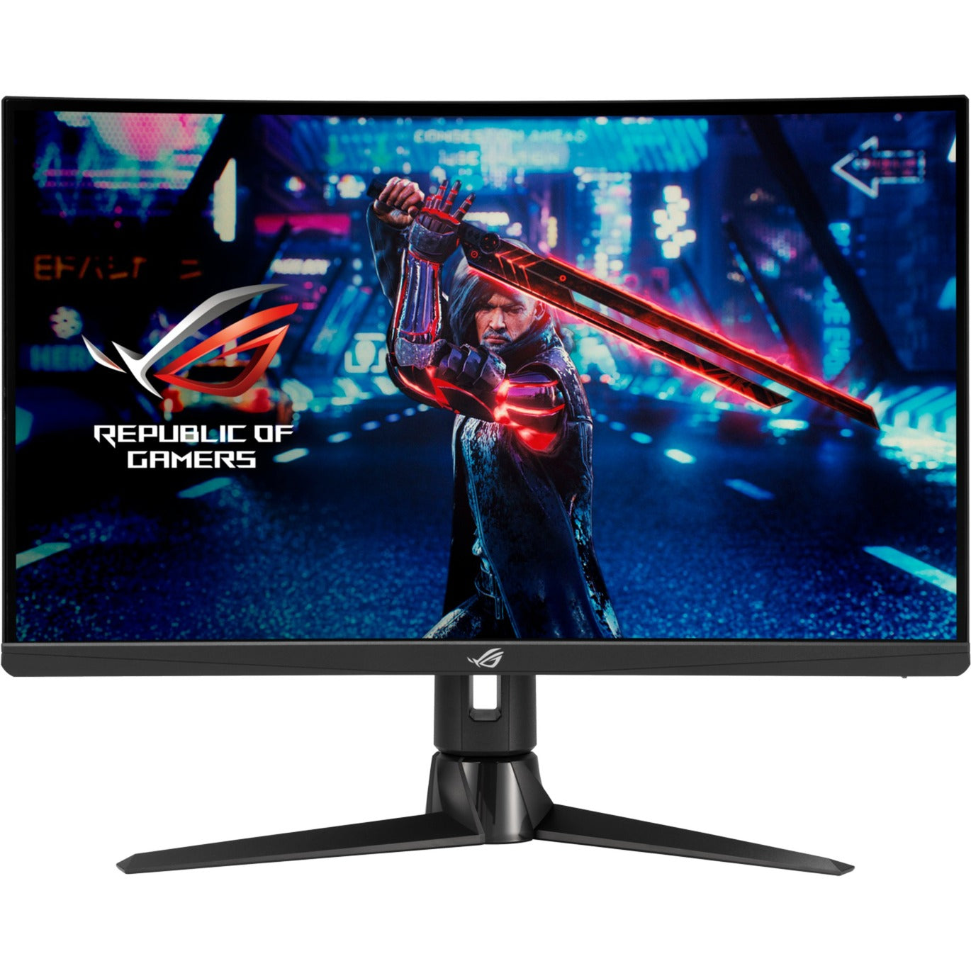 ASUS rog strix xg27aqv 27 curved gaming monitor (zwart, 2x hdmi, 1x displayport, 170 hz)