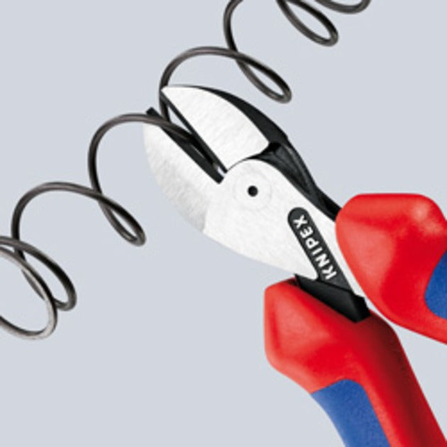 KNIPEX x-cut compacte zijsnijtang 73 02 160 kniptang (snijkant met facet, doorstoken scharnier)