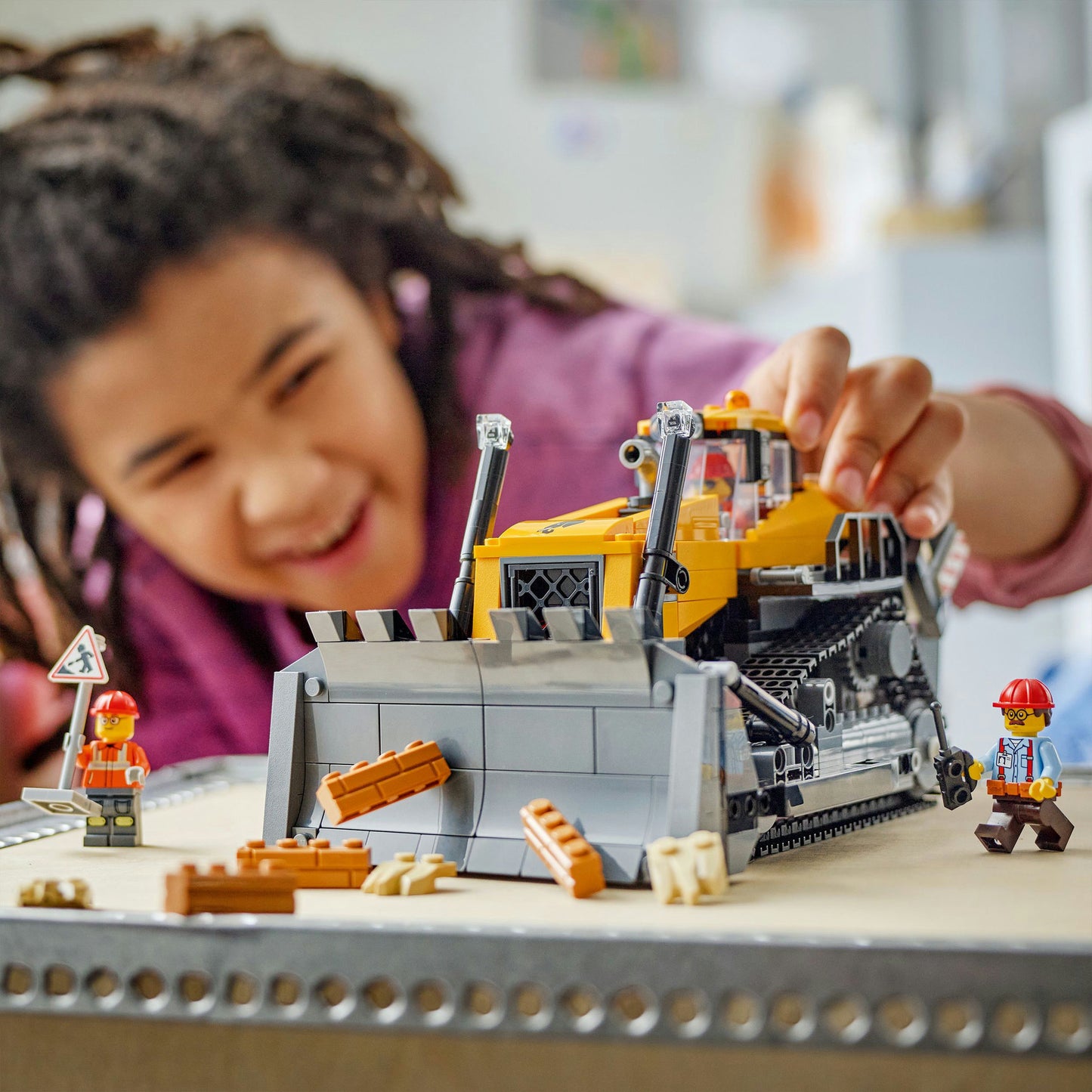 LEGO city 60466 gele bulldozer