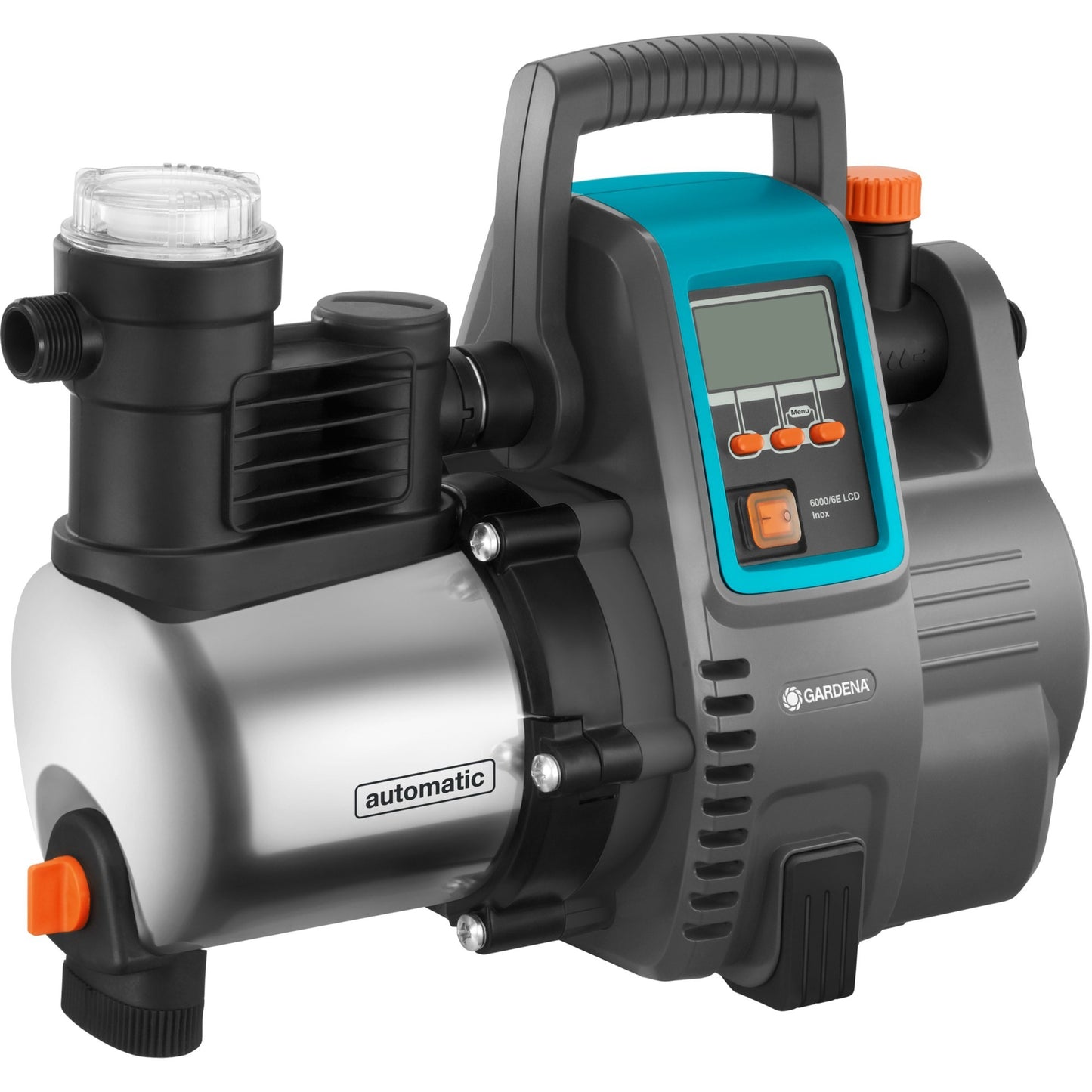 GARDENA hydrofoorpomp 6000 6 lcd inox (inox zwart, 1760-20)