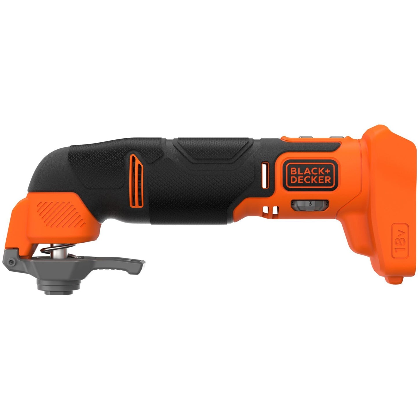 BLACK+DECKER bdcos18n-xj 18v oscillerende multitool multifunctioneel gereedschap (oranje zwart, accu en oplader niet inbegrepen)