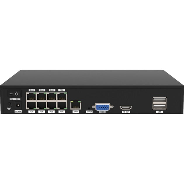 Foscam poe kit fna108e-t4-2t beveiligingsset beveiligingscamera (zwart)