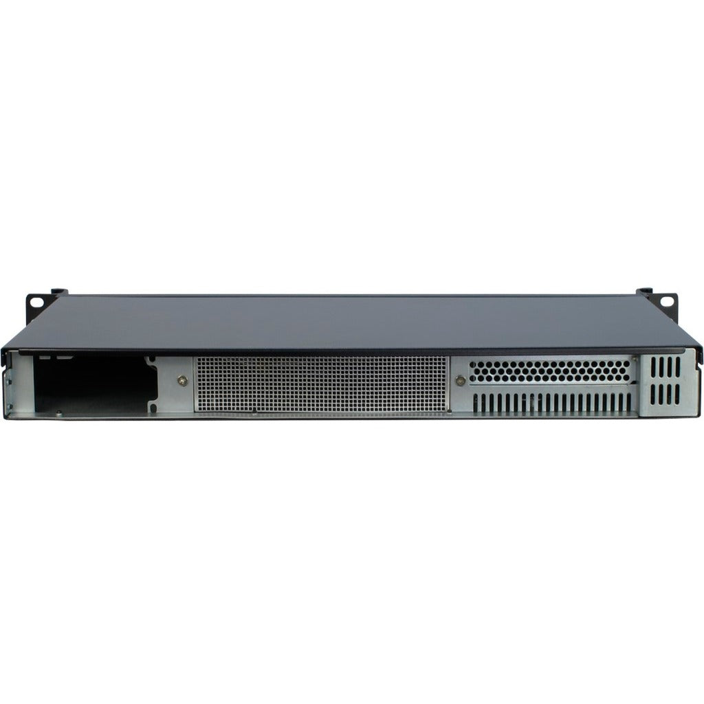 Inter-Tech 1u k-126l rack behuizing (zwart | 2x usb-a)