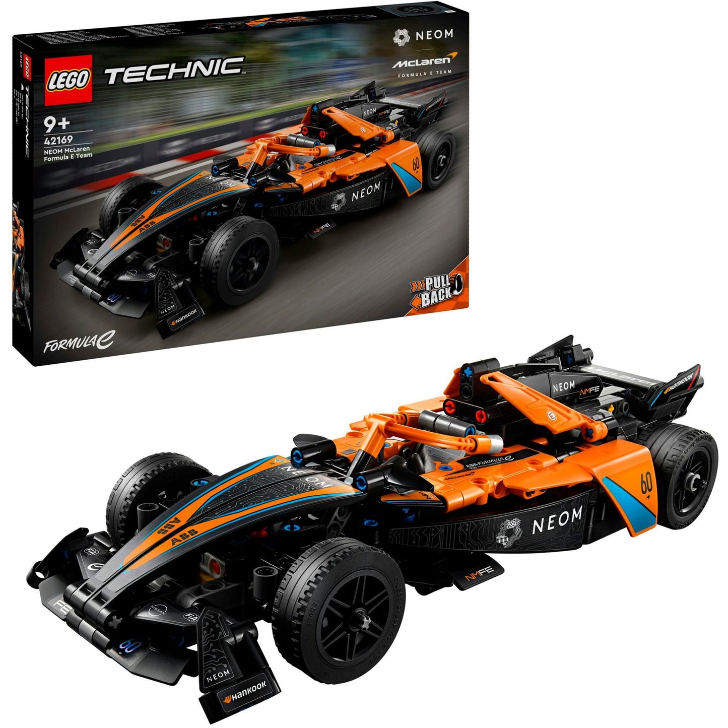 LEGO technic neom mclaren formula e racewagen - 42169