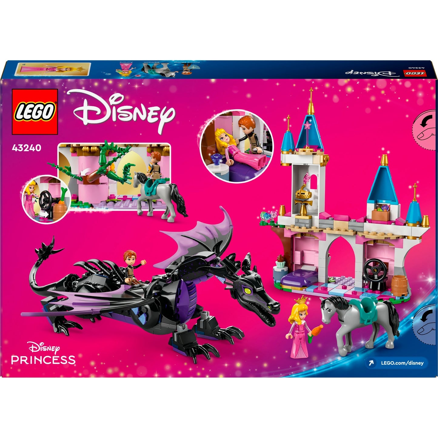 LEGO disney princess - maleficent in drakenvorm constructiespeelgoed (43240)