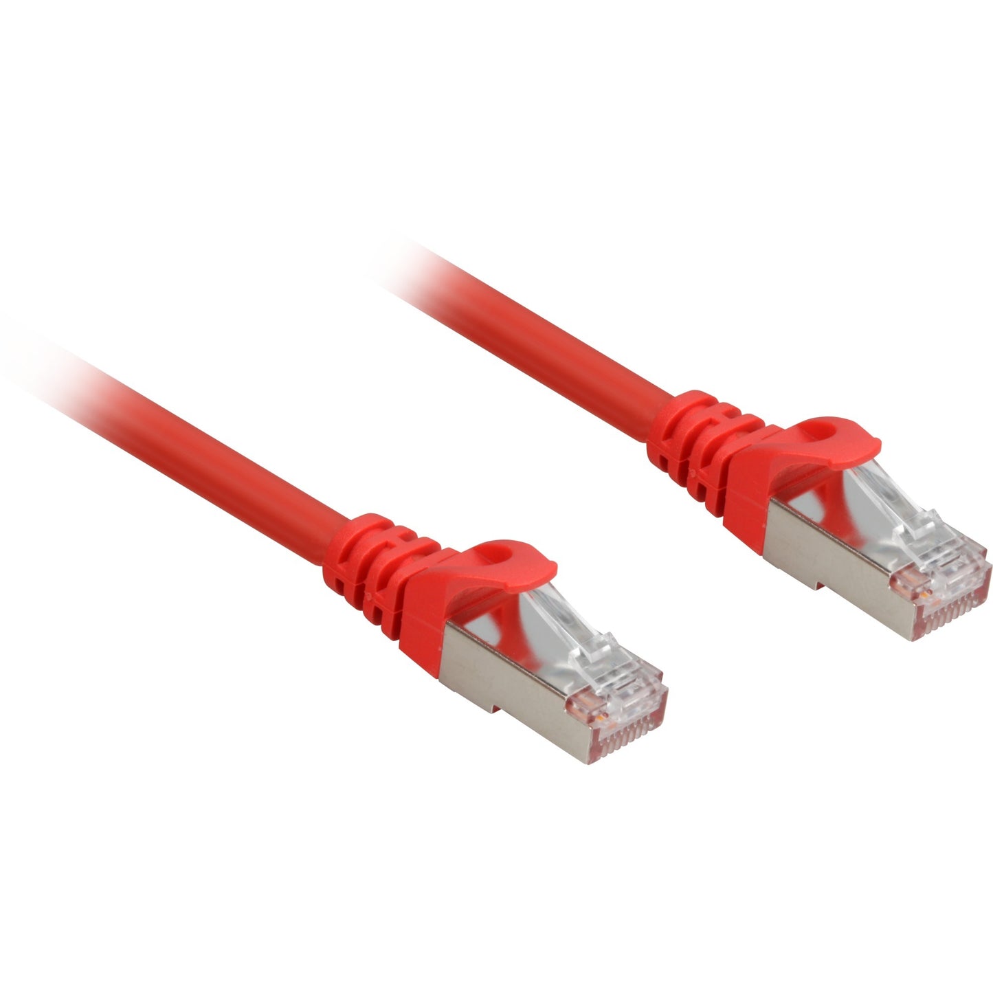 Sharkoon patchkabel sftp, rj-45 met cat.6a (rood, 5 meter, halogeenvrij)