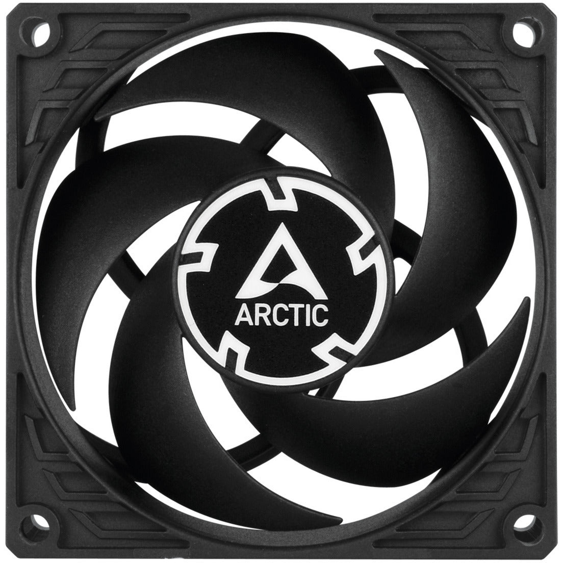 ARCTIC p8 pwm pst case fan (zwart, 80 x 80 x 25 mm)