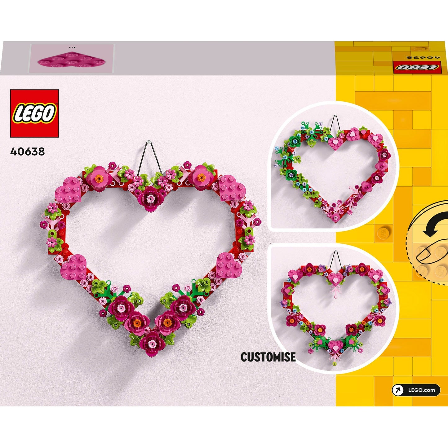 LEGO 40638 seasons and occasions hartvormige versiering