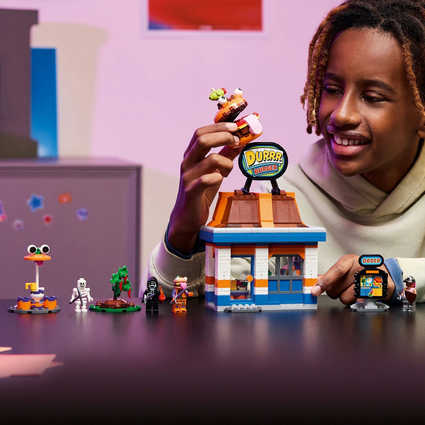 LEGO fortnite - durrr burger restaurant constructiespeelgoed (77076)