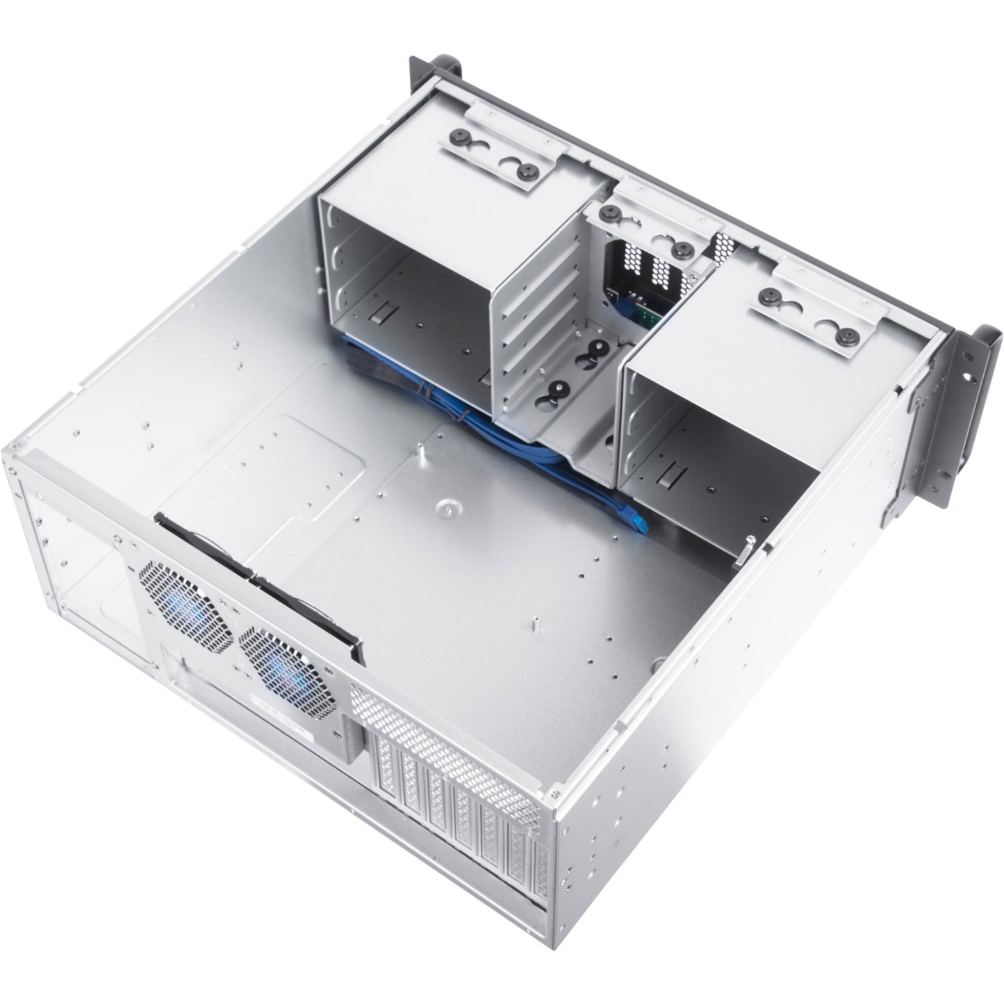SilverStone rm41-506 rack behuizing (zwart | 2x usb-a 3.2 (5 gbit s))