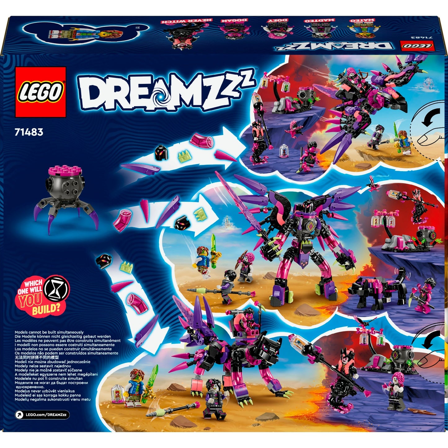 LEGO dreamzzz - de nachtmerriewezens van de neder heks constructiespeelgoed (71483)