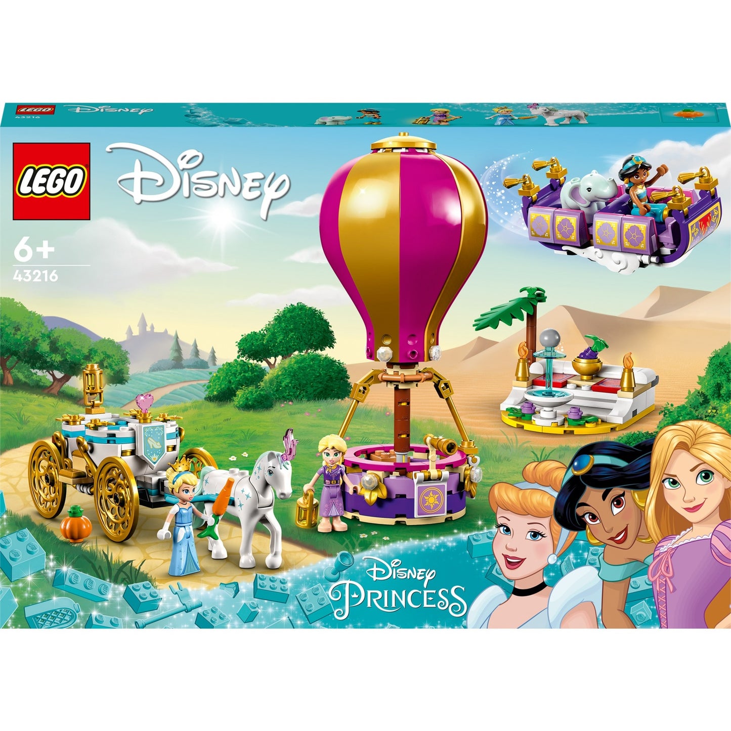 LEGO disney princess - betoverende reis van prinses constructiespeelgoed (43216)