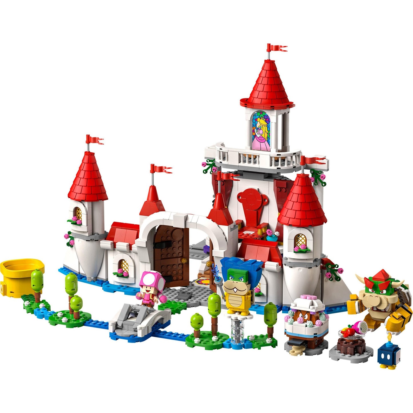 LEGO super mario - uitbreidingsset: peach’ kasteel constructiespeelgoed (71408)