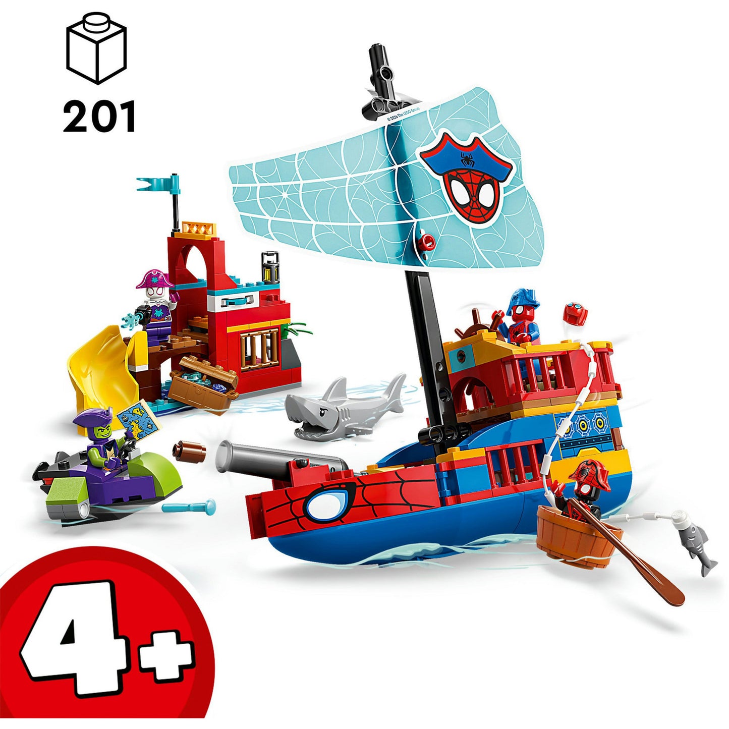 LEGO marvel 11208 team spidey piratenschip