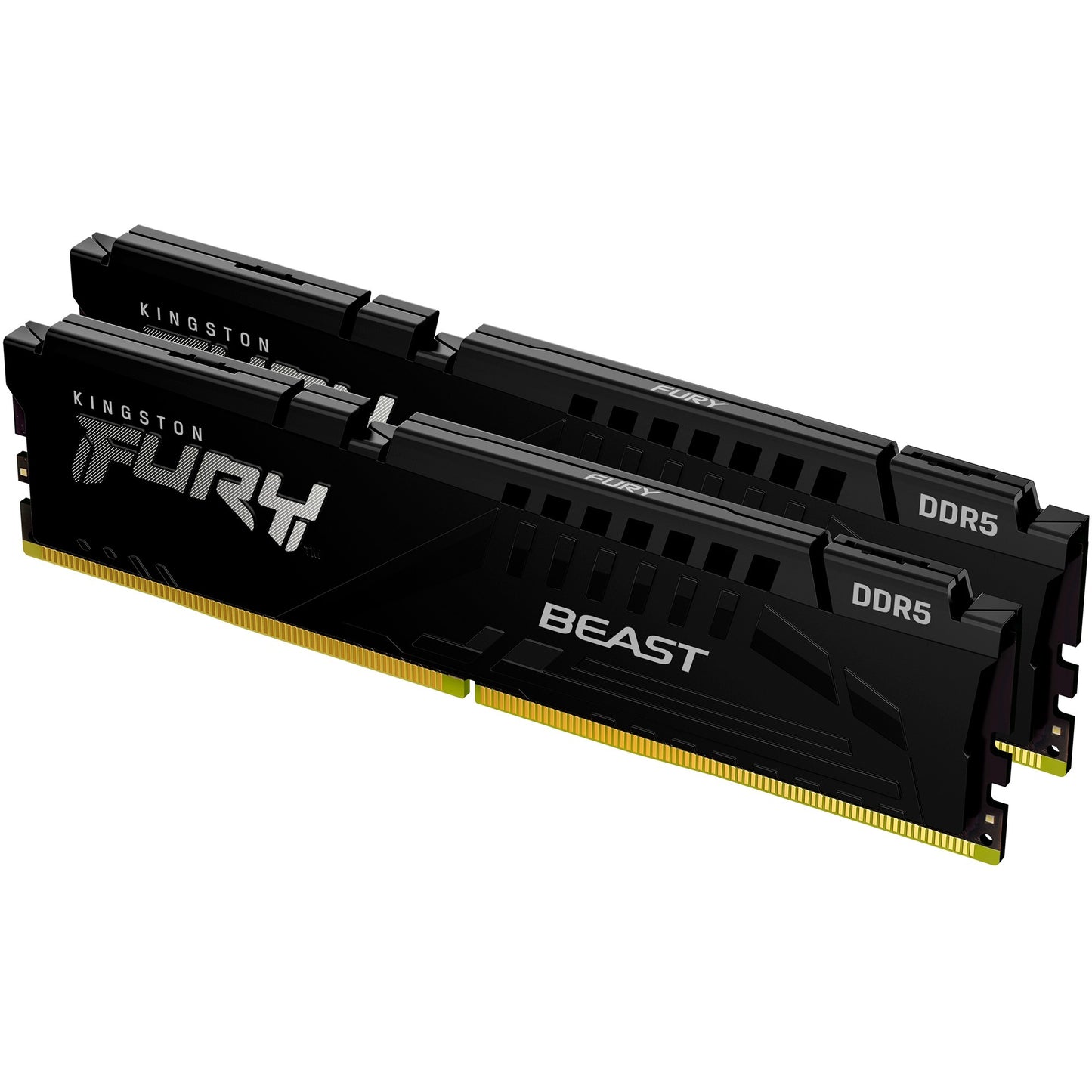 Kingston FURY beast 16 gb ddr5-5600 (2x 8 gb) werkgeheugen (zwart, kf556c36bbek2-16, expo)