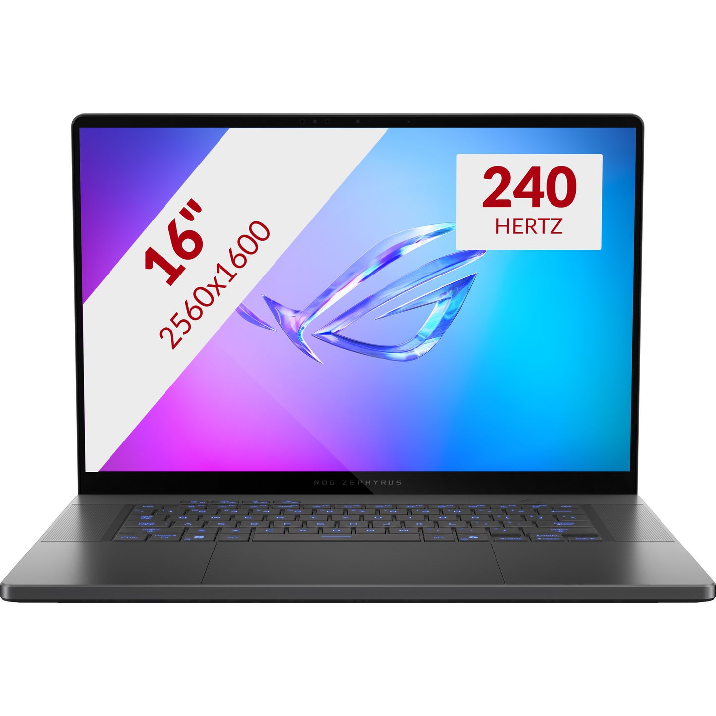 ASUS rog zephyrus g16 ga605km-qr010w 16 copilot+ gaming laptop (grijs | ryzen ai 7 350 | rtx 5060 | 32 gb | 1 tb ssd | oled)