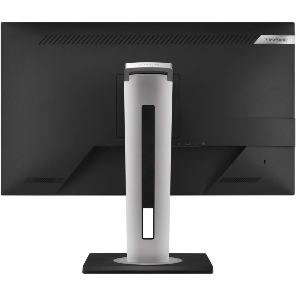 ViewSonic vg2756-4k docking monitor 27 (zwart (mat), 1x hdmi, 1x displayport, usb-c, usb-a, usb-b, sound)