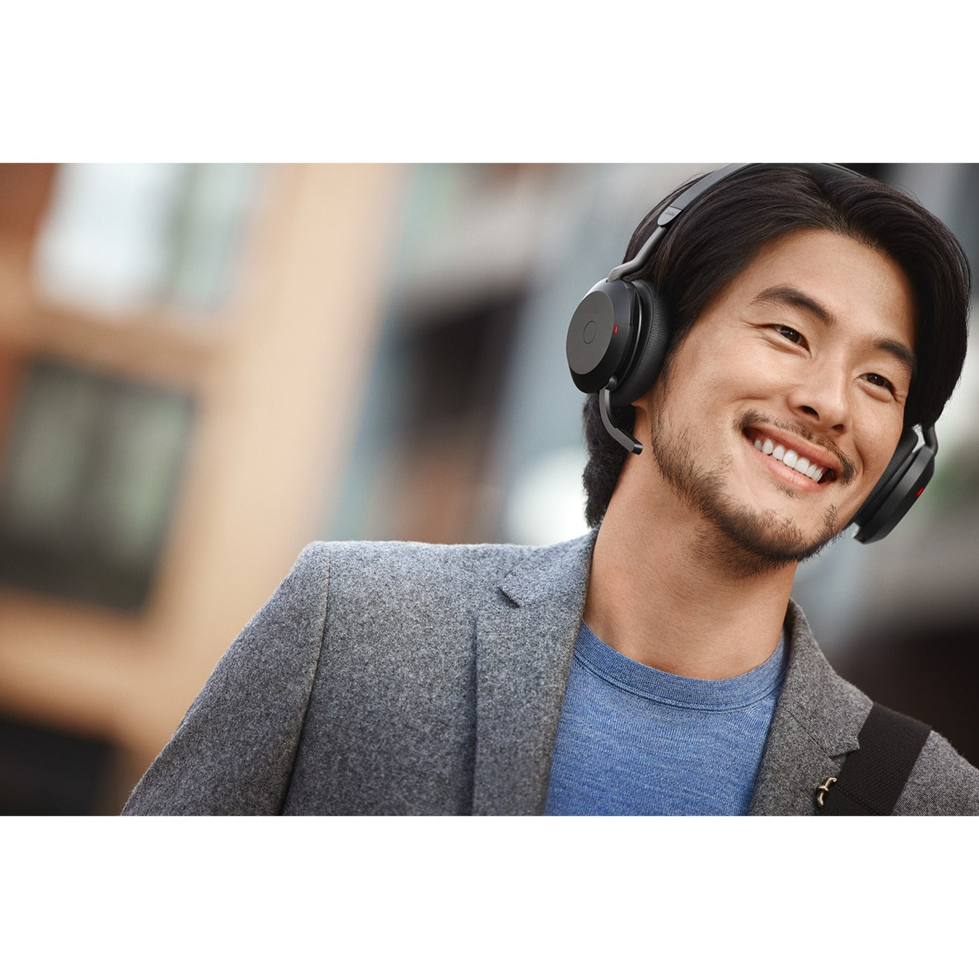 Jabra evolve2 75 on-ear headset (zwart, link380a, microsoft teams)
