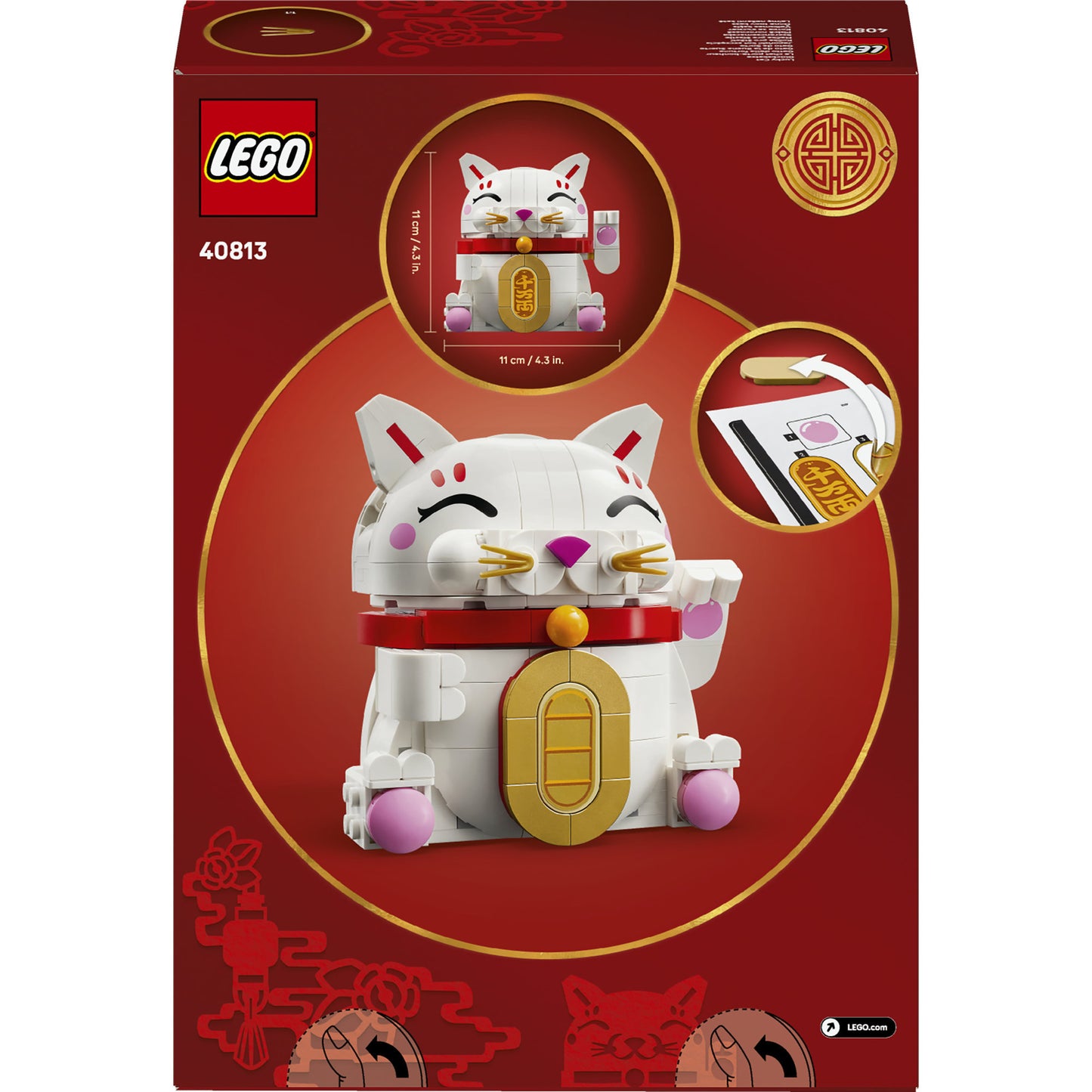 LEGO icons - gelukskat constructiespeelgoed (40813)