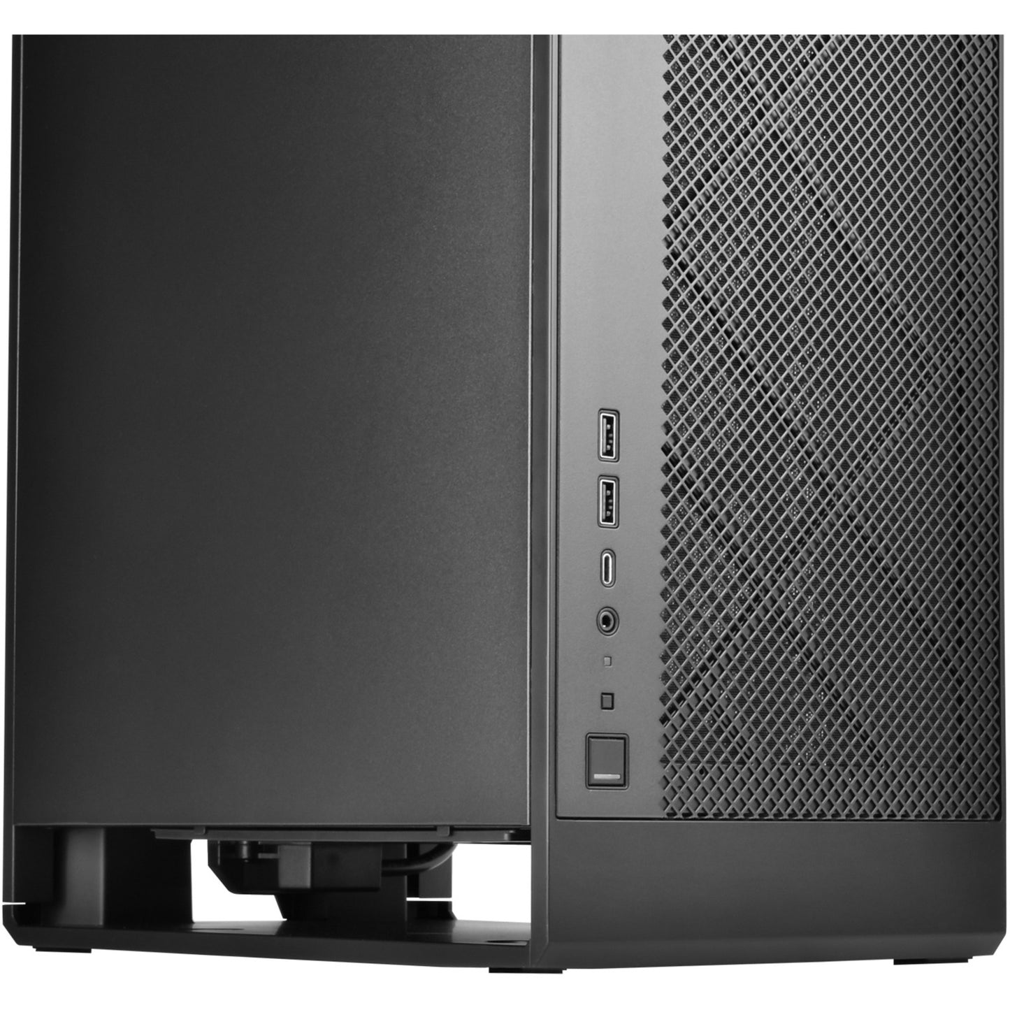 SilverStone alta g1m midi tower behuizing (zwart | 2x usb-a | 1x usb-c)
