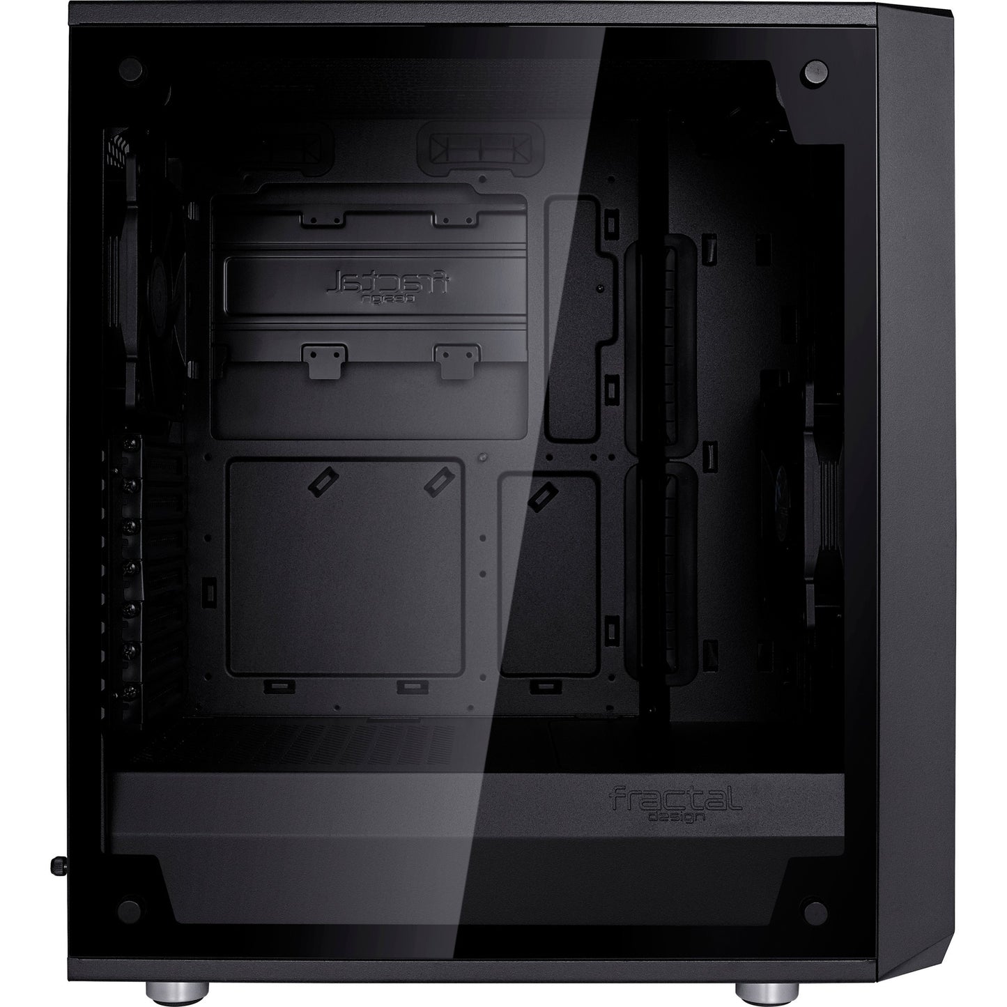 Fractal Design meshify c midi tower behuizing (zwart | 2x usb-a | tempered glass)