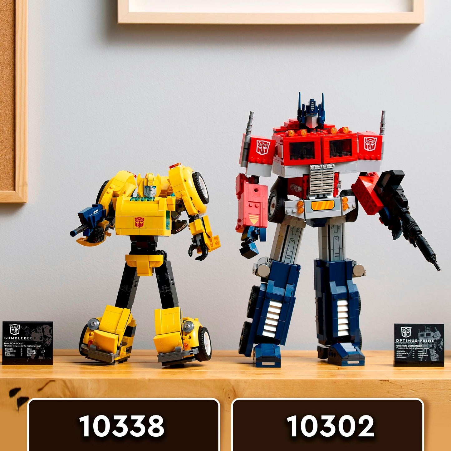 LEGO icons 10338 transformers bumblebee