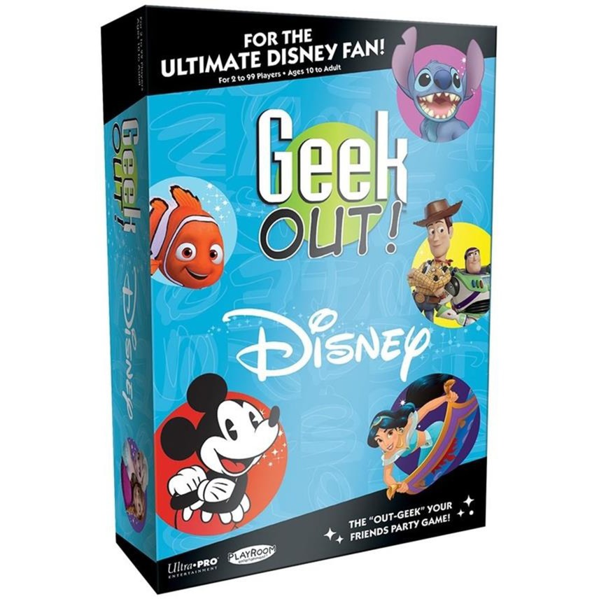 Disney European player network geek out! kaartspel (engels, 2 - 99 spelers, 30 minuten, vanaf 10 jaar)
