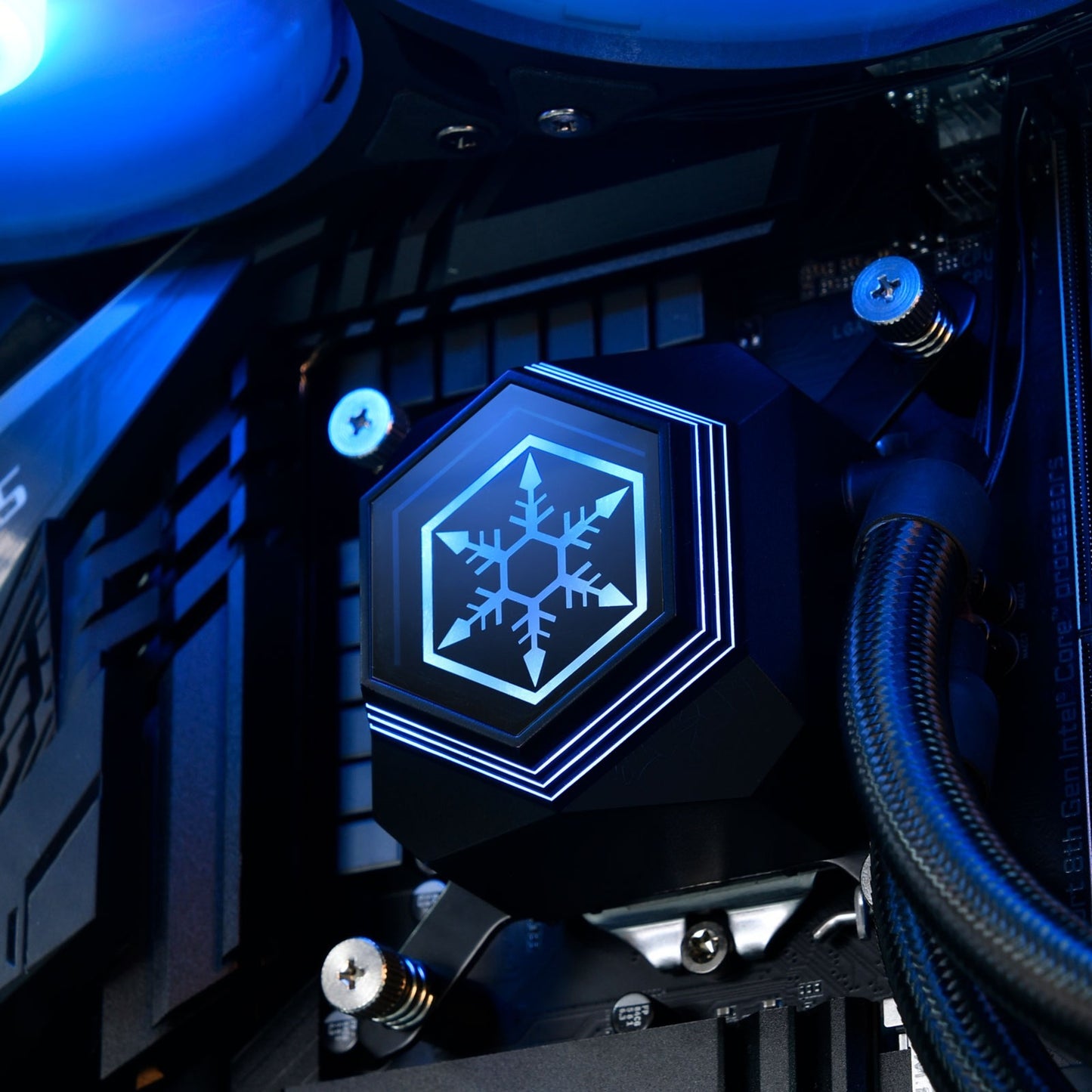 SilverStone sst-pf360-argb-v2 waterkoeling (zwart, incl. rgb controller)