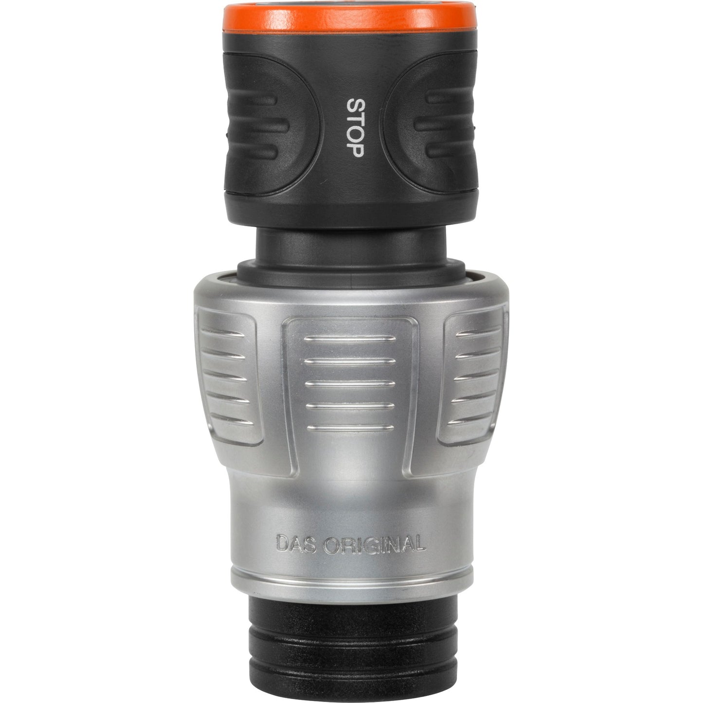 GARDENA premium waterstop 19 mm (3 4 ) slangstuk (grijs zilver, 18254-20)
