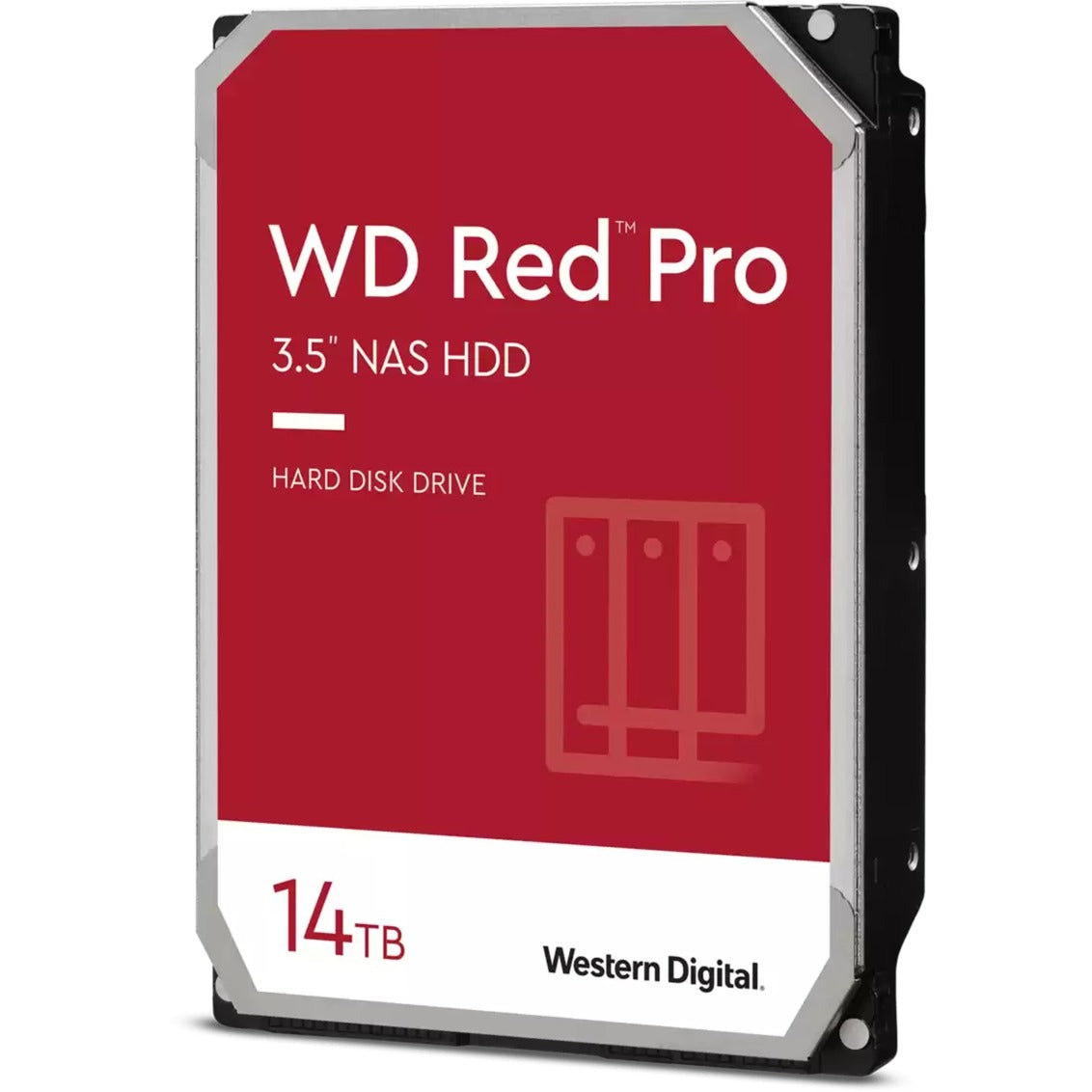 WD red pro 14 tb harde schijf (sata 600, 24 7, af)