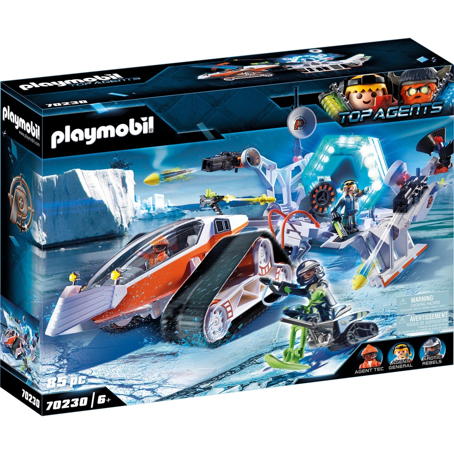 PLAYMOBIL top agents - spy team commandoslee constructiespeelgoed (70230)