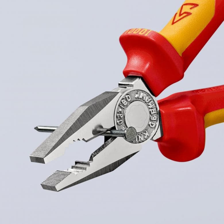 KNIPEX kombitang 03 06 160 combinatietang (rood geel, 160 mm)