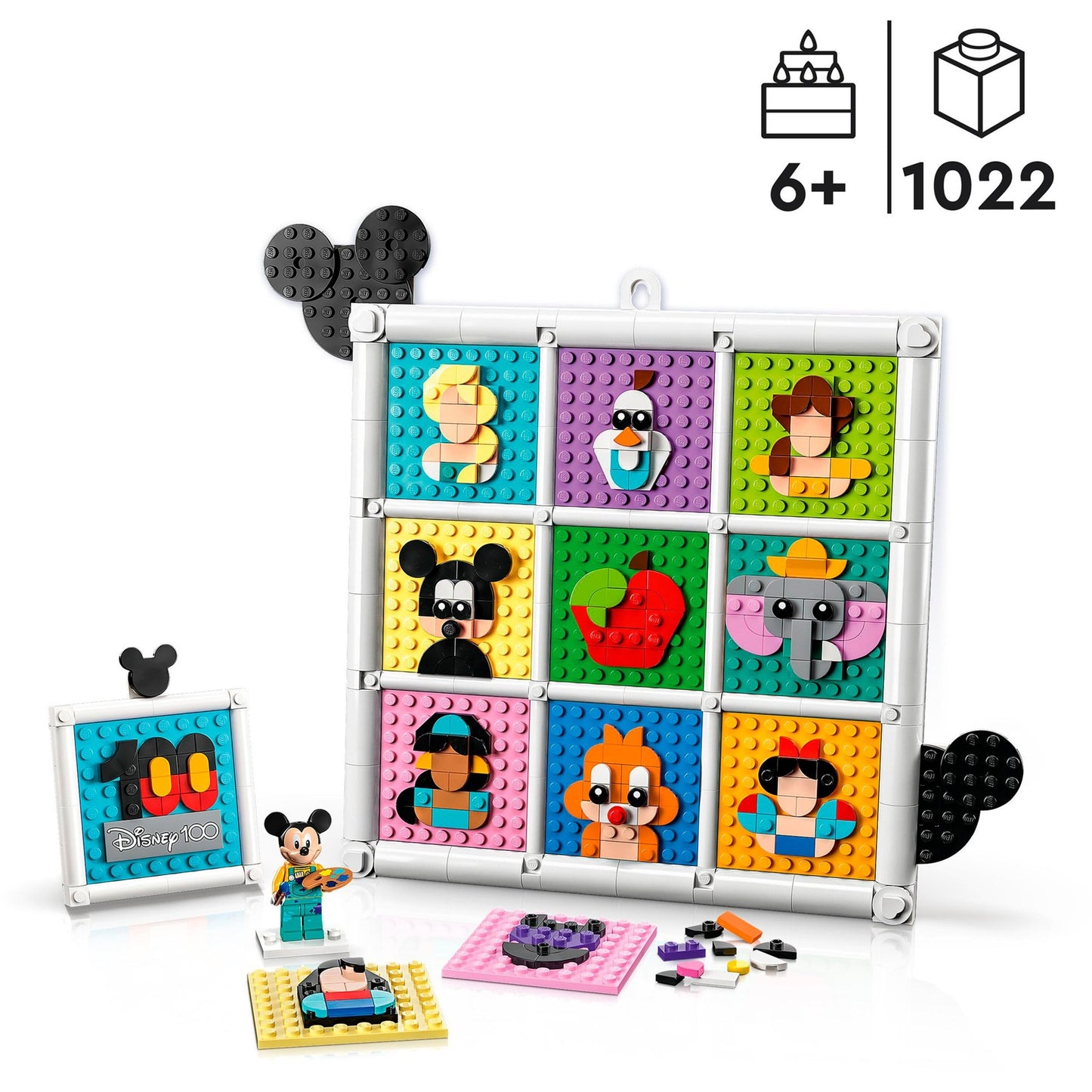 LEGO disney - 100 jaar disney animatiefiguren constructiespeelgoed (43221)
