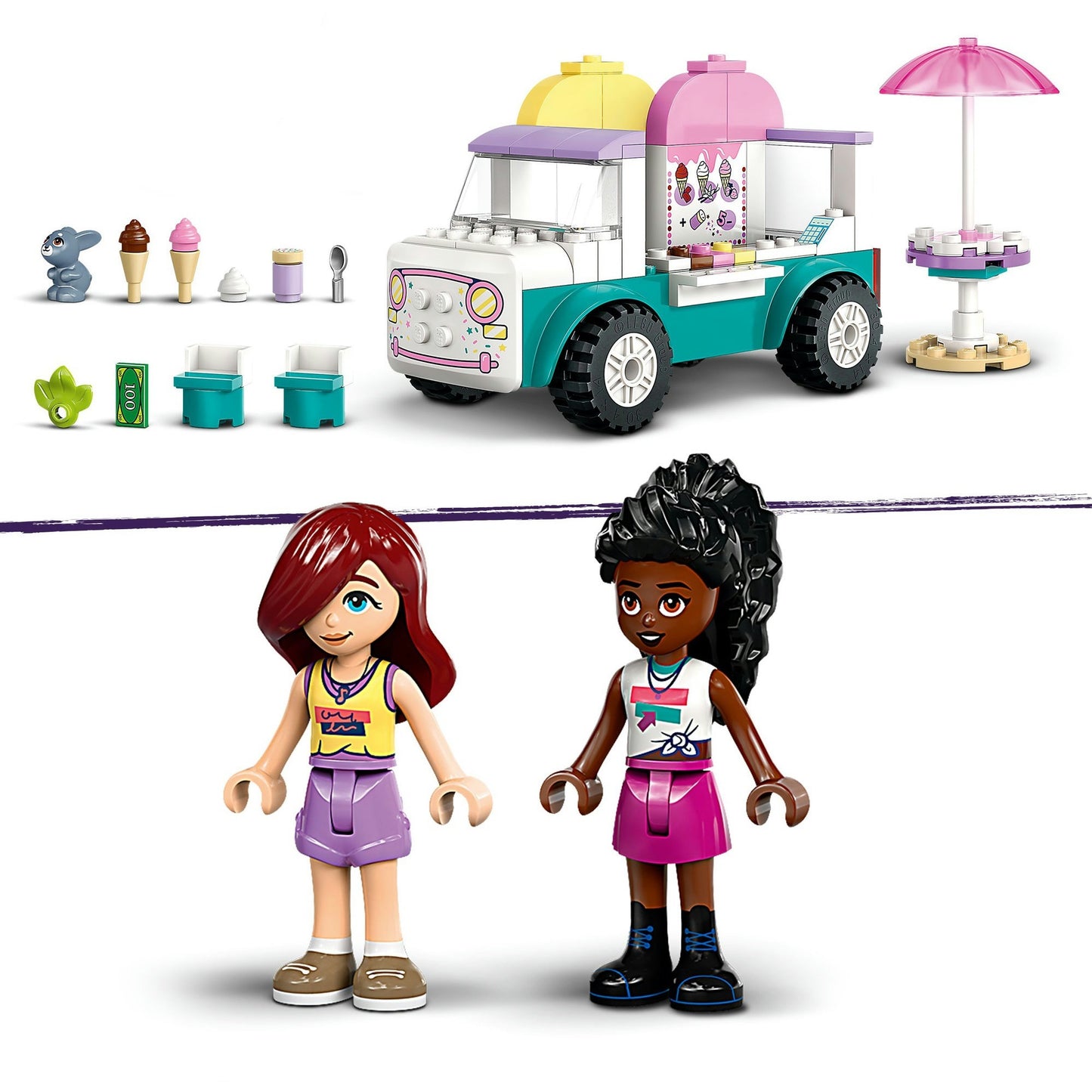 LEGO friends 42644 heartlake city ijscotruck