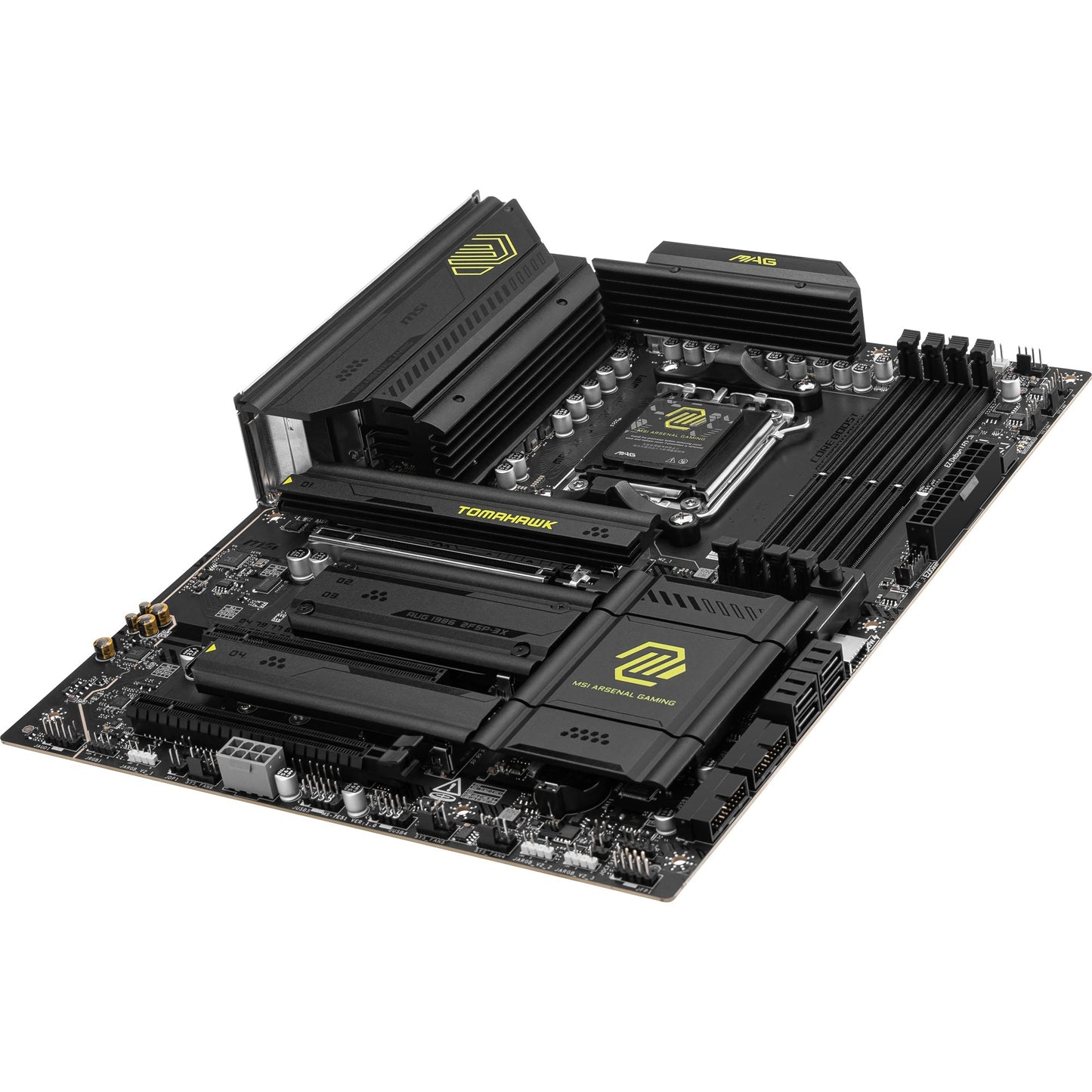 MSI mag x870 tomahawk wifi socket am5 moederbord (raid, 5 gb-lan, wlan, bt, sound, atx)