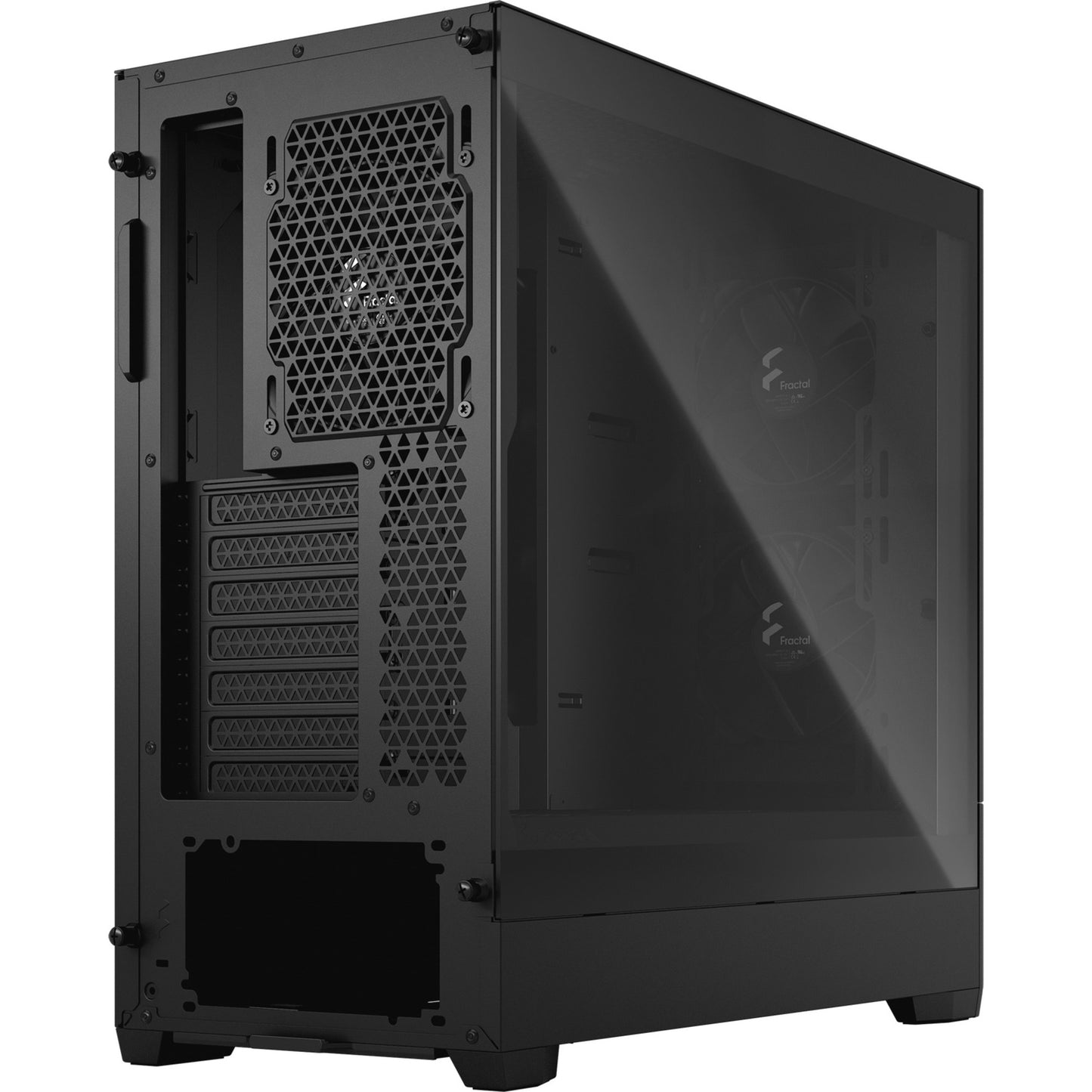 Fractal Design pop air midi tower behuizing (zwart | 2x usb-a | tempered glass)