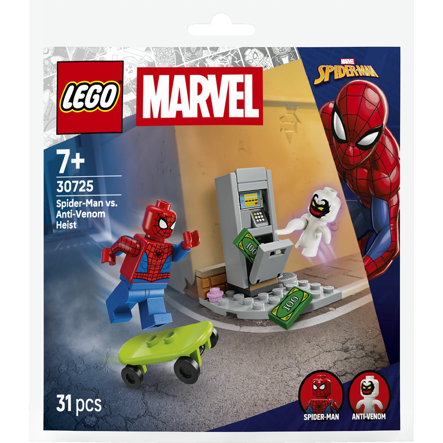LEGO super heroes 30725 spiderman vs anti-venom overval