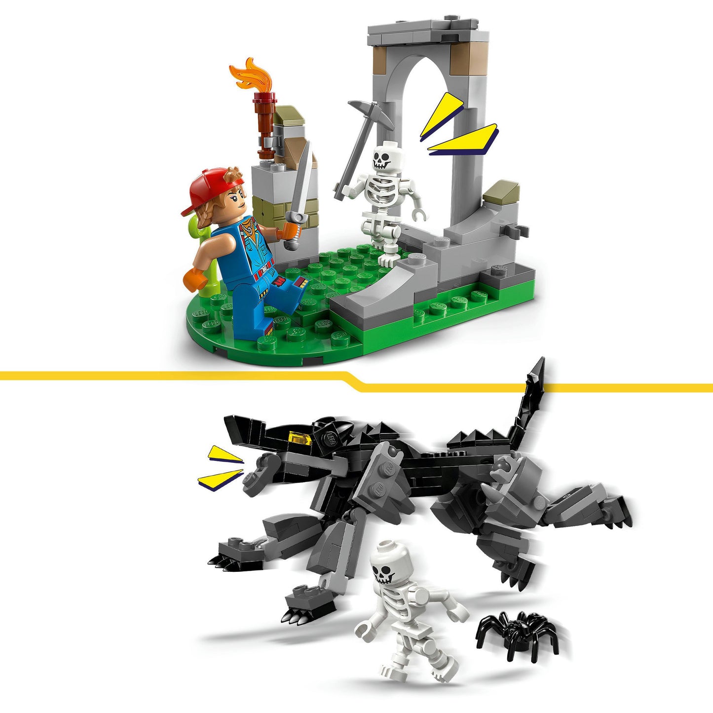 LEGO fortnite - peely en sparkplugs kamp constructiespeelgoed (77075)
